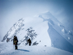 Denali 16,400ft ridge where we left our gear