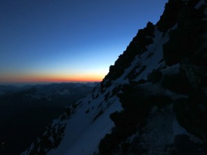 Sunrise from Mt. Blanc