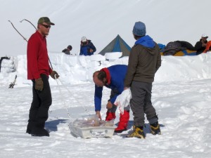 Denali Climbers giving away leftover supplies
