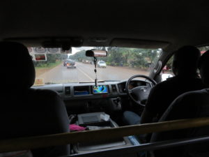 Taxi Drive to Moshi